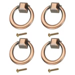 Patikil 4PACK Drawer Ring Pull Handles, 1.42" Zinc Alloy Hole Red. Fixed Price $9.77.