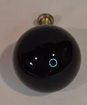 Black Round Ceramic Drawer Cabinet Pulls Lot Of 4 Brainerd. Fixed Price $8.00.