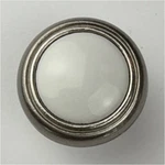 Laurey 15438 1/4" First Family Knob White-satin Chrome Lot Of 19. Fixed Price $25.00.