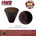 Round Knob Pull Kitchen Bathroom Cabinet Cone Hardware Oil Rubbed Bronze Classic. Fixed Price $5.99.