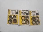 X3 Vintage Stanley Sliding Door Pulls Solid Brass CD2688 #1 New/sealed Nos. Fixed Price $19.00.