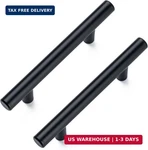Aegero 10 Pack Cabinet Pulls Matte Black Stainless Handles, For Kitchen. Fixed Price $9.26.