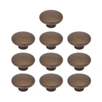 My Mironey 10PCS Round Wood Drawer Knobs Walnut Kitchen Cabinet... Usa Fast Ship. Fixed Price $25.46.