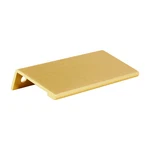 25X Rok 3-5/32" Finger Edge Pull Brushed Satin Gold Door Drawer Cabinet Handle. Fixed Price $112.30.