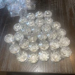 29 Pcs Crystal Glass Cabinet Knob Diamond Shape Drawer Cupboard Handle Pull. Fixed Price $29.00.
