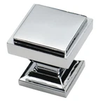 Southern Hills Polished Chrome Square Cabinet Knobs - Pack Of 5 Bathroom Va.... Fixed Price $33.13.