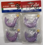4 Pk Circus Seals Cabinet Drawer Pulls Purple Dayton Hudson Kids Room Decor New. Fixed Price $24.99.