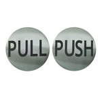 Brixwell RIS2PS Round Push Pull Indicator Set Polished Stainless Finish. Fixed Price $9.48.