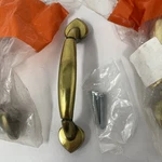 Lot Of 7 Nos Vintage Amerock Arched Drawer Cabinet Door Pulls With Screws. Fixed Price $19.95.