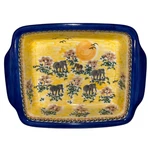 Polish Pottery 9" X 12" Baking Dish - Vena Gentle Giants Pattern. Fixed Price $110.00.