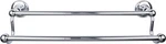 Top Knobs ED7PCD Edwardian 18" Double Towel Bar Oil Rubbed Bronze Plain. Fixed Price $196.70.