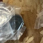 Brainerd P43464W-FB 3/16" Classic Button Cabinet/drawer Knob Matte Black 2-PK. Fixed Price $6.00.