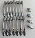 Vintage Amerock Silver Art Deco Cabinet 14 Handles & Drawer Pulls #1333 Nice!. Fixed Price $45.99.