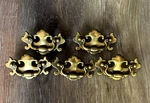 Lot Of Brass Bail Pulls N19564 (3) Kbc & (2) Plus Screws. Fixed Price $12.99.