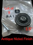 Baldwin 4931-151 Ornamental 1.5 Antique Nickel Solid Brass Cabinet Knobs ( ). Fixed Price $94.99.