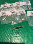 New Lot Of 8 Amerock BP3441-3 Zinc Cabinet Drawer Pull Polished Brass 3" Coc. Fixed Price $19.95.