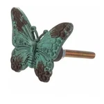 Set Of 2 Distressed Chic Butterfly Drawer Pulls Door Handles Cabinet Knobs. Fixed Price $12.00.