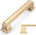 Amerdeco 10 Pack Brushed Brass Cabinet Pulls Gold Kitchen Handles. Fixed Price $18.90.