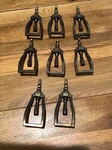 Lot Of 8 Vtg National Lock Vertical Cabinet Door Pull Drawer Handle FO-3744-001. Fixed Price $19.95.