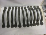 11 Pc Lot Hammered Iron Kitchen And Bath Cabinet Pull 3-3/4" C-c Used Model Hm. Fixed Price $49.99.