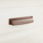 Signature Hardware Rectangle Brass Bin Pull 5" Antique Copper Finish (4-2). Fixed Price $8.99.