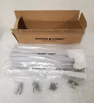 *5 -pack* Sumner Street Kent Knurled 12 In. C/c Matte Black Drawer Pull *new*. Fixed Price $34.99.