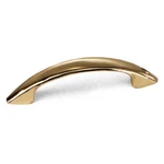 Single Laurey 3" Polished Brass Pull - New. Fixed Price $5.88.