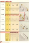 Omnia #7645 Pull, Zinc Alloy Polished Brass Finish, 2-1/2" Centers, 1-3/8" Proj.. Fixed Price $9.95.
