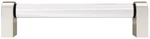 Hapny Home C502-CLR Clarity 5" Center To Modern Solid Nickel. Fixed Price $34.40.