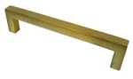 Lot Of 7 Gliderite 5" Cc Solid Square Kitchen Bar Pull Satin Gold 21683-128-SG-1. Fixed Price $19.99.