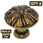 New 6-PACK Lot Amerock Guardian BP1397-R1 Regency Brass Drawer Cabinet Knob. Fixed Price $24.56.