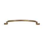Ornate Appliance Pull Finish: Unlacquered Brass, Size: 8". Fixed Price $151.25.