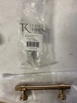 Top Knobs M1649 Bit 3-3/4" Bar Pull From Dakota Collection Brushed Bronze. Fixed Price $15.38.