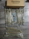 Ravinte 30 Pack Cabinet Handles Champagne Bronze 10 Inch Hole Center Pulls. Fixed Price $35.99.
