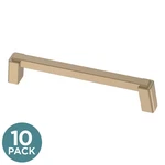 10-PACK Modern Brace 5-1/16 In. (128 Mm) Champagne Bronze Cabinet Pulls. Fixed Price $83.72.
