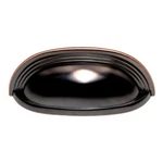 Belwith Hickory Deco Oil Rubbed Bronze 3/4"CC Cabinet Cup Pull P3104-OBH. Fixed Price $14.58.