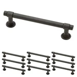 Franklin Brass P29617K-SI-B Straight Bar Pull, 4" (102MM), Aged Iron, Piece. Fixed Price $27.50.