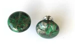 Pyrite Malachite Knob - Round Stone Cabinet Home Cor. Fixed Price $14.50.