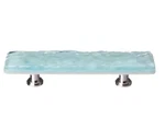 Sietto Glacier 5" Glass And Chrome Cabinet Pull. Fixed Price $29.00.