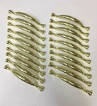 20 Laurey Celebration 54337 3" Center Polished Brass Arch Cabinet Pulls W/screws. Fixed Price $13.87.