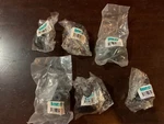 Cabinet Knobs 1.5" Rustica Nova Putine Oil-rubbed Bronze Lot X6PK Laurey 54766. Fixed Price $22.99.