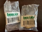 1-1/4" Cabinet Knobs Oak/wood & Light Brass Color Lot X2PKS Laurey 15436 New!. Fixed Price $8.99.