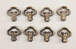 Vintage Lot Of 8 Finial Drawer Pulls Brass Small Knobs Handles Hardware. Fixed Price $29.95.