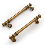 Amerdeco 10 Pack Antique Brass Cabinet Pulls 5 INCH(128MM) Hole Center. Fixed Price $19.99.