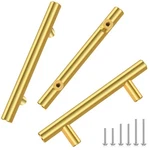 30 Pack 5 Inch Brushed Brass Cabinet Pulls For Kitchen Drawer, Stainless Hard.... Fixed Price $26.08.