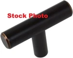 *10 Pack* -gliderite Hardware 2" Solid T-bar Handle Knobs, Oil Rubbed Bronze. Fixed Price $29.99.