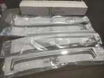 Top Knobs Polished Chrome Riverside Draw Pull 12 " Brand New #tk 1017 4 Pcs. Fixed Price $73.99.