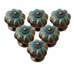 Ieik Cabinet Knobs 6 Pack Glazed Ceramic With Pumpkin Shape For Decor D.... Fixed Price $14.62.