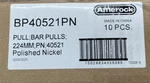 (lot X10) Amerock BP40521PN Bar Pulls 8-13/16" Center Polished Nickel. Fixed Price $99.99.