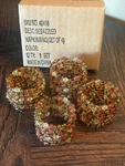 Nib Southern Living At Home Bedazzled Napkin Rings Set Of 4 Beaded Thanksgiving. Fixed Price $7.61.